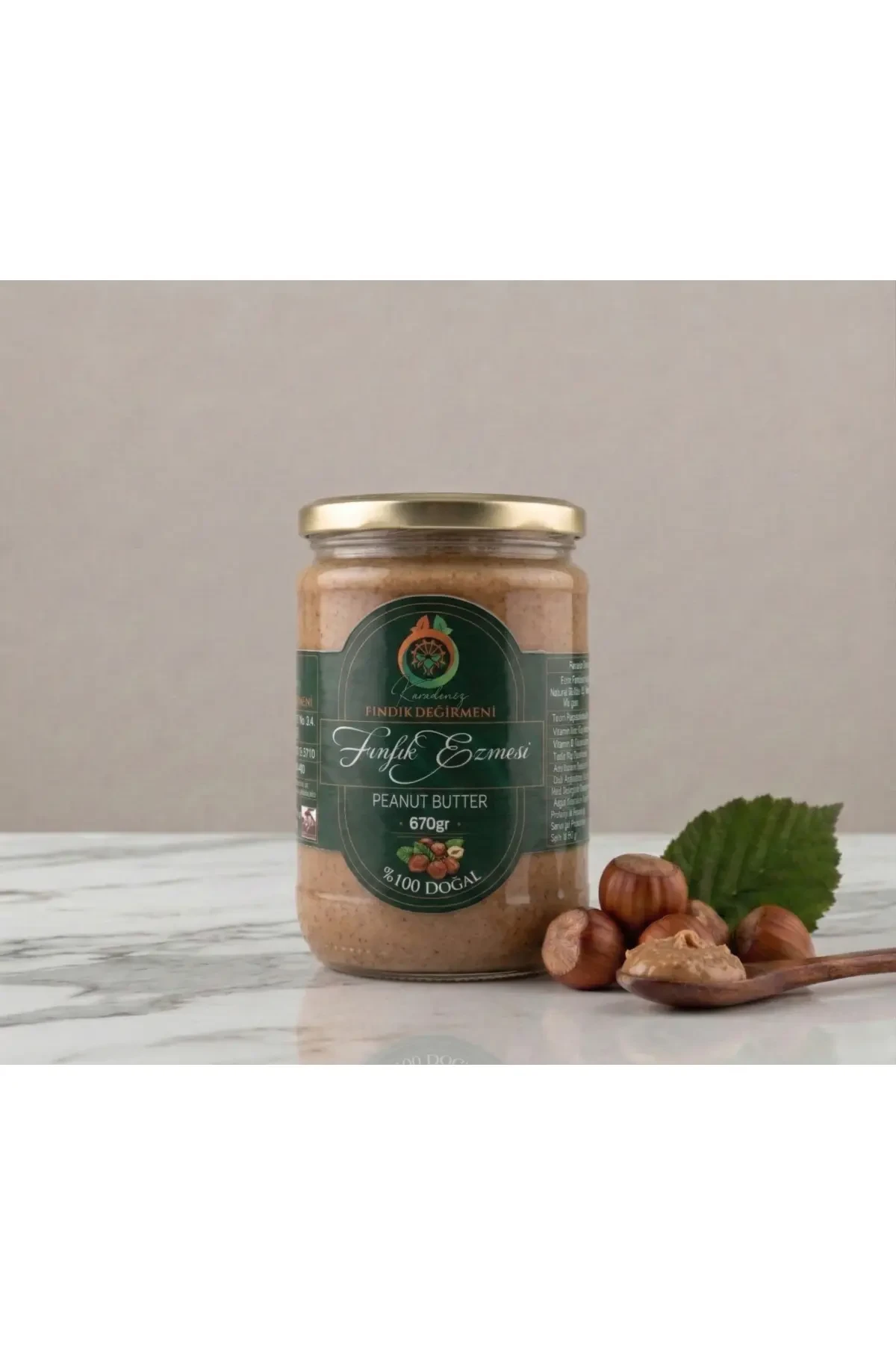 Natural Fındık Ezmesi 670gr